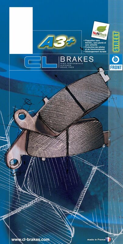 CL BRAKES Street Brake Pads - 2249A3+ Sintered metal