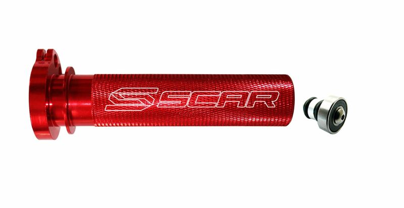SCAR Throttle Tube Aluminum + Bearing Red