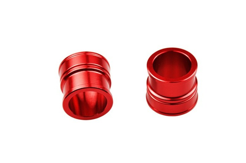 SCAR Front wheel spacers red