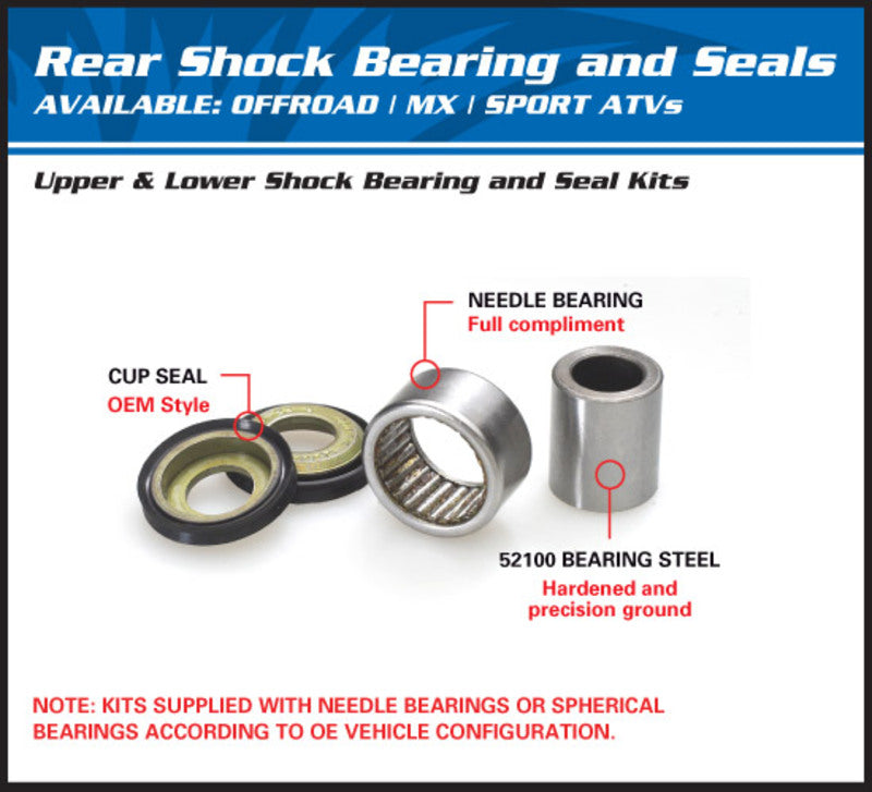 ALL BALLS Schokbreker lagerset onder Suzuki DR350/SE/S/R