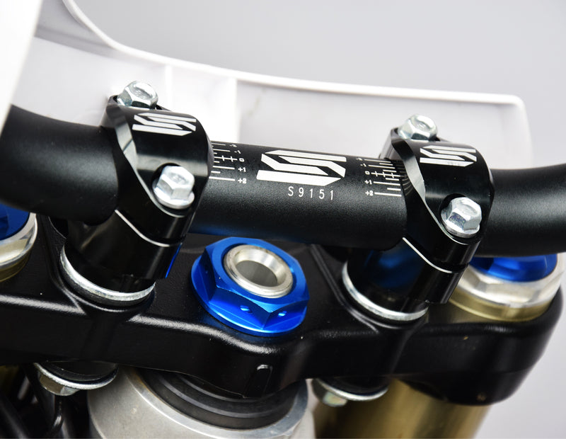 SCAR handlebar clamps Ø28.6mm +30mm OE T-piece fork