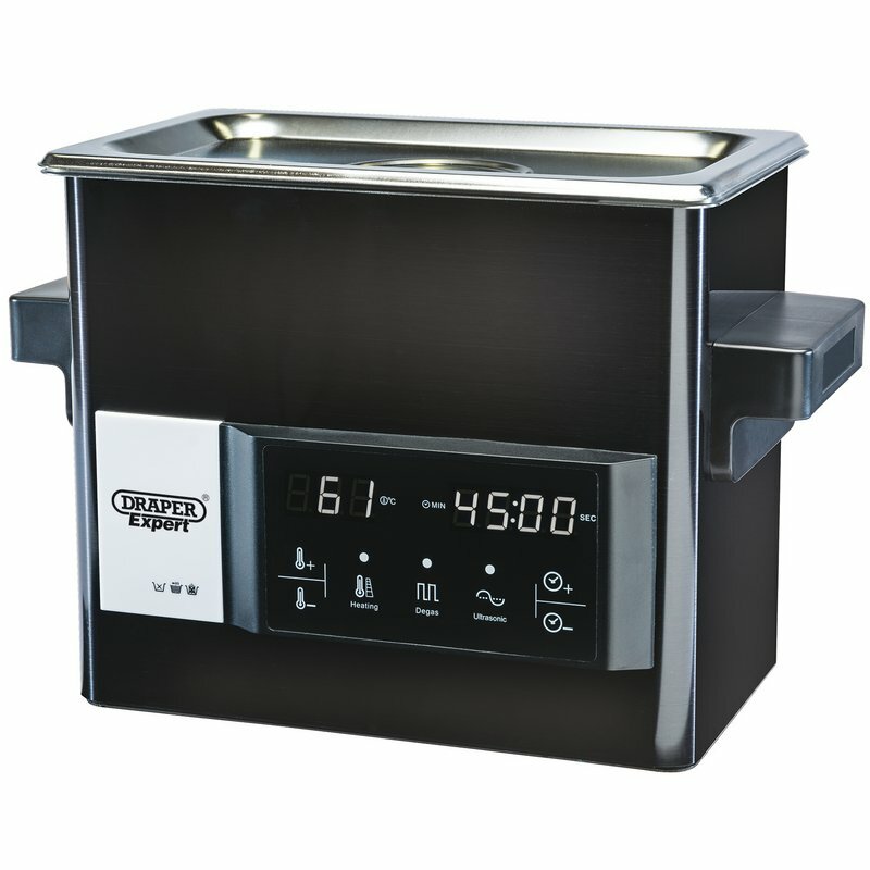 DRAPER Ultrasonic cleaner 200W 9L