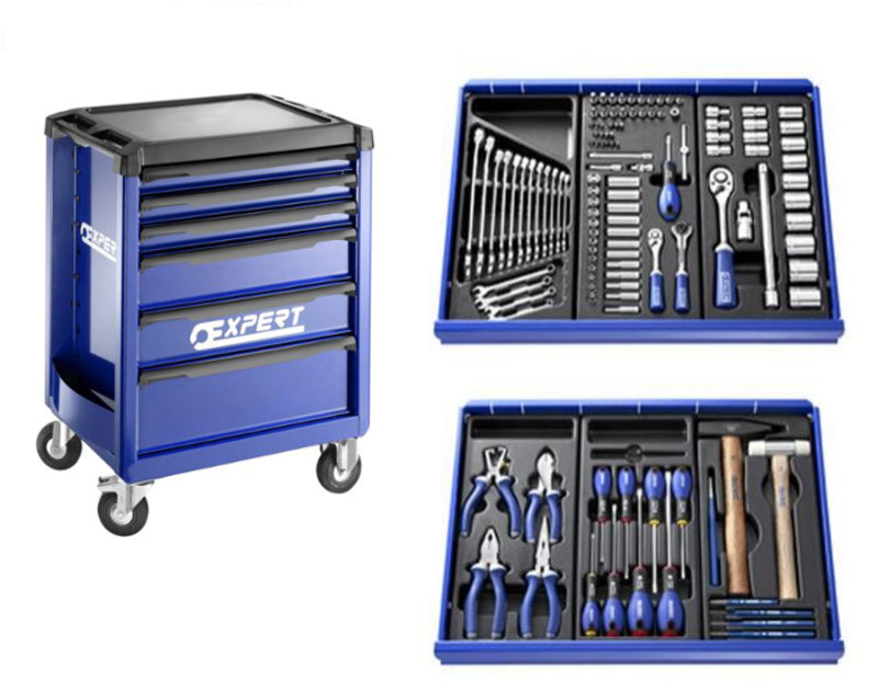 Equipped trolley 123 tools Expert