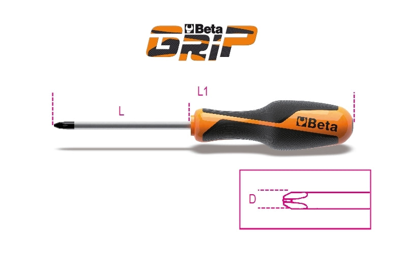 BETA Phillips® screwdriver ph1x4,5x120