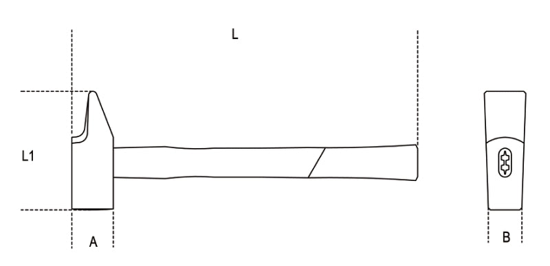 BETA Riveting hammer size 40 with fiberglass core
