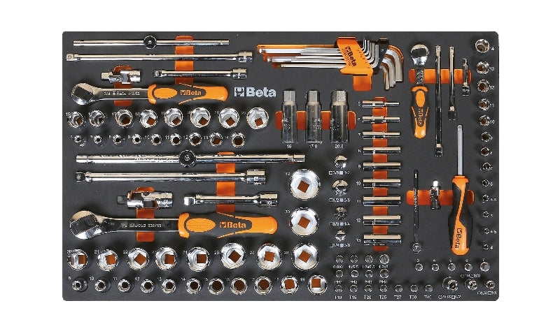 BETA M105 M series module 116 socket & ratchet set