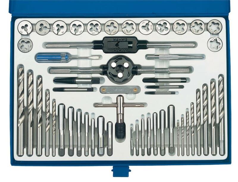 DRAPER Tap & Die Set Inch & Metric 52 Pieces