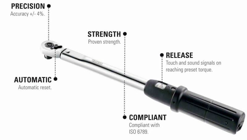 TORQUE WRENCH 1/4'' 5 - 25NM