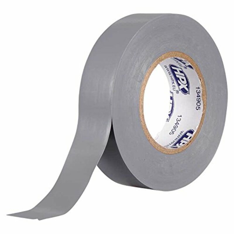 ISOLERENDE TAPE GRIJS 19MM X 10M