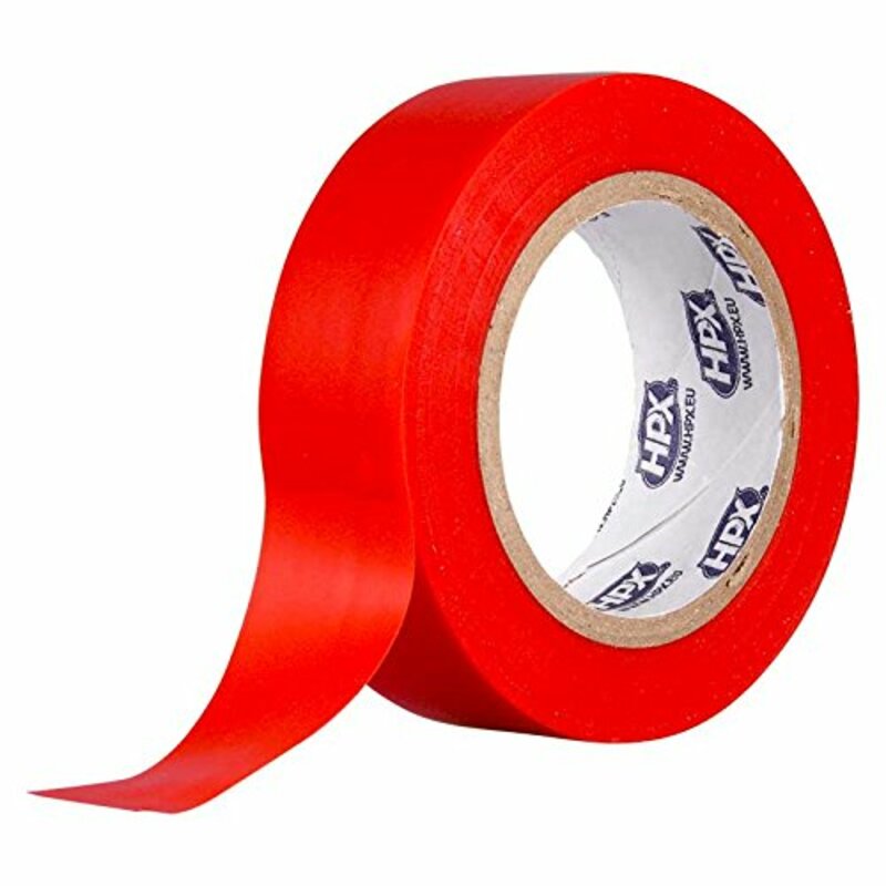 ISOLERENDE TAPE ROOD 19MM X 10M