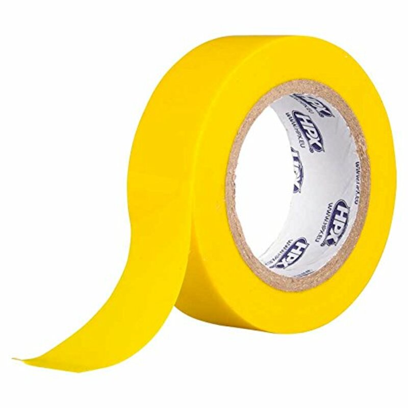 INSULATING TAPE YELLOW 19MM X 10M