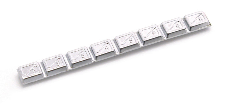 BALANCE WEIGHT CHROME PRE-CUT IN 8 X 5G STEEL, 50 X 40G