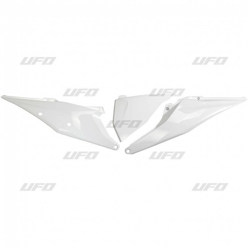 UFO Side number plates white KTM EXC/SX/EXC-F/SX-F