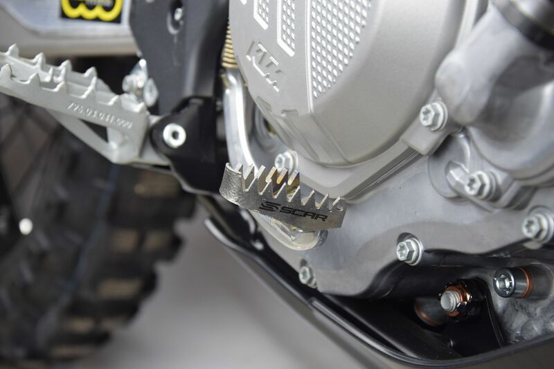 SCAR brake pedal end titanium