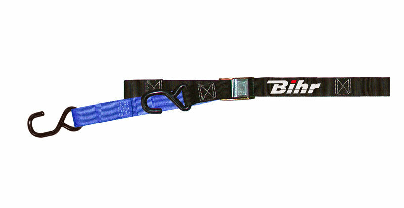 BIHR Two-tone Straps black/blue 2 buckles (supplied per pair)