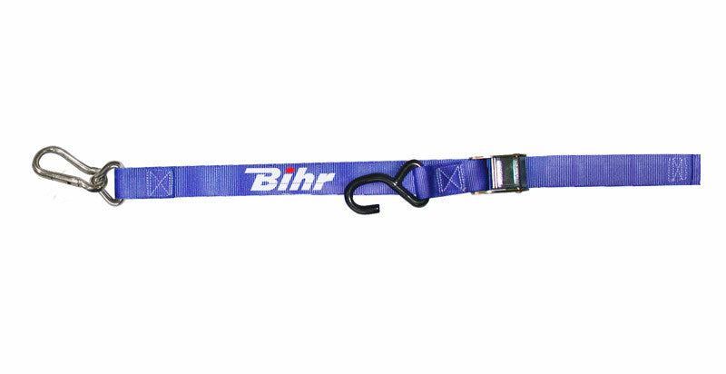 Blue belts BIHR 1 hook - 1 carabiner (supplied per pair)