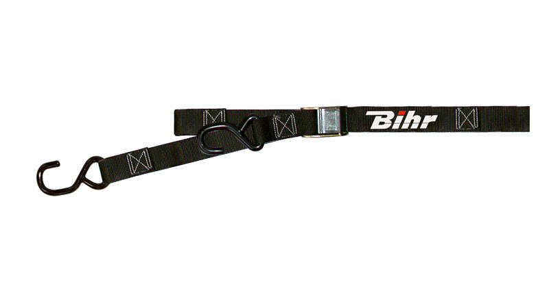 BIHR Two-tone Straps black/black 2 buckles (supplied per pair)