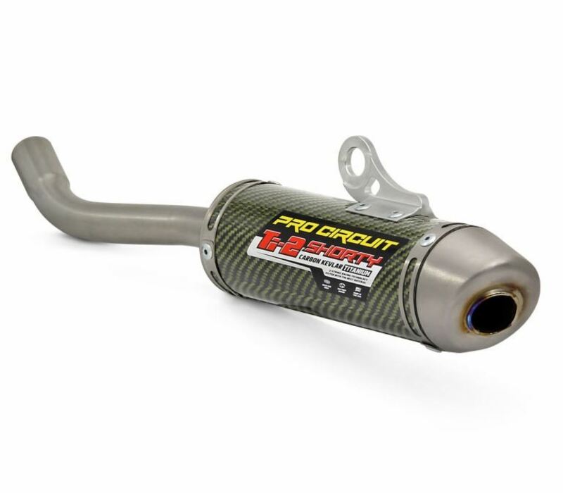 PRO CIRCUIT silencer Ti-2 carbon/titanium end cap Yamaha YZ-125