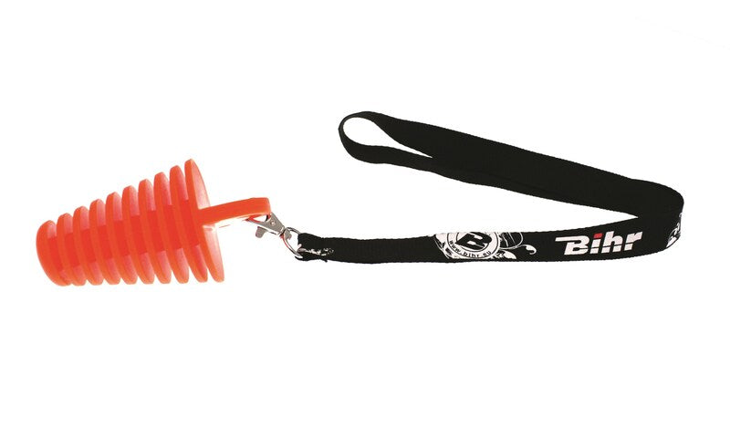 2 STROKE BIHR EXHAUST PLUG ORANGE/Ø14 TO 37MM SUPPLIED WITH CARRYING STRAP