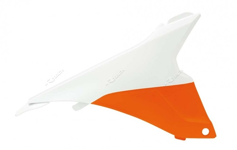 AIRBOXDEKSEL EXC/EXC-F 125 13-15/ORANJE-WIT RECHTS/ORIGINELE KLEUR '15
