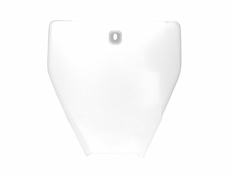 RACETECH white front number plate Husqvarna TC85