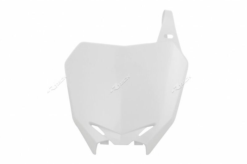 VOORNUMMERBORD RM-Z450 08-10 WIT