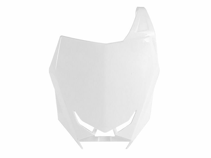 RACETECH white front number plate Suzuki RM-Z450