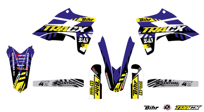 KUTVEK Tracx sticker set blue Sherco