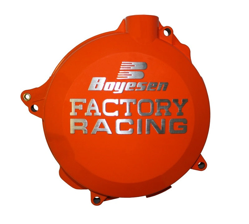 BOYESEN Factory Racing clutch cover orange KTM/Husqvarna