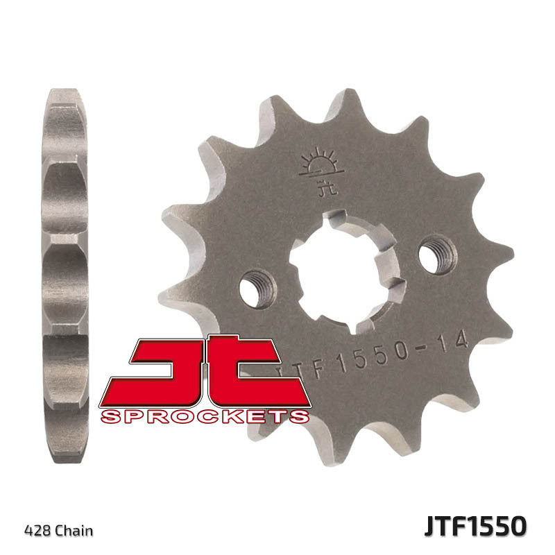 JT SPROCKETS Standaard staal voortandwiel 1550 - 428