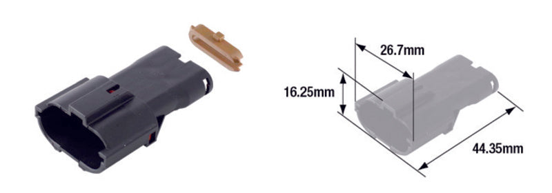 TOURMAX Waterproof electrical plug female type 070 (FRY)