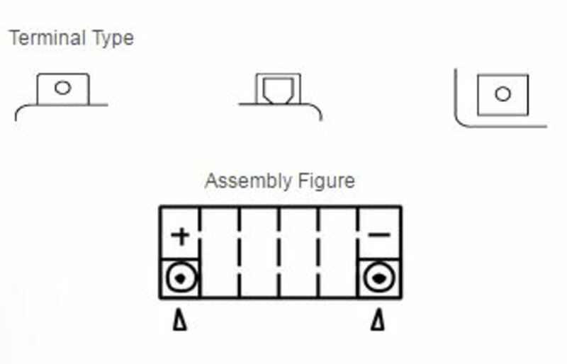 YUASA Battery Maintenance-free with acid package - YTX9-BS