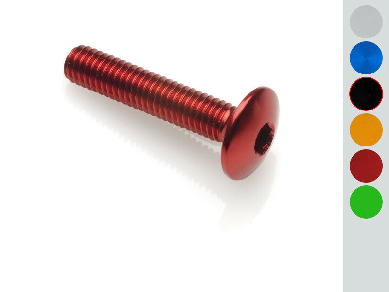LIGHTECH pan head screw M6 x 10 black Ergal