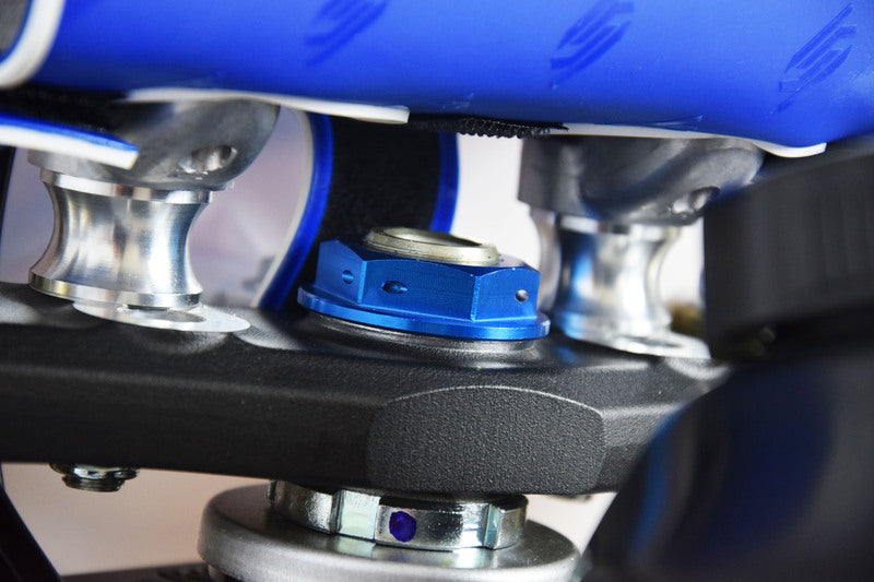 SCAR steering column nut blue