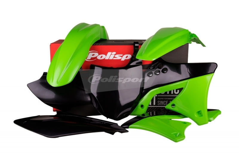 POLISPORT Plastic kit OEM color (2012) Kawasaki KX250F