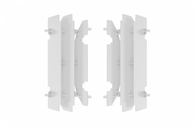 POLISPORT Radiator fins white Suzuki