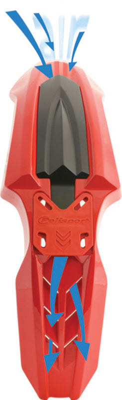 POLISPORT Supermotard sm line voorspatbord zwart