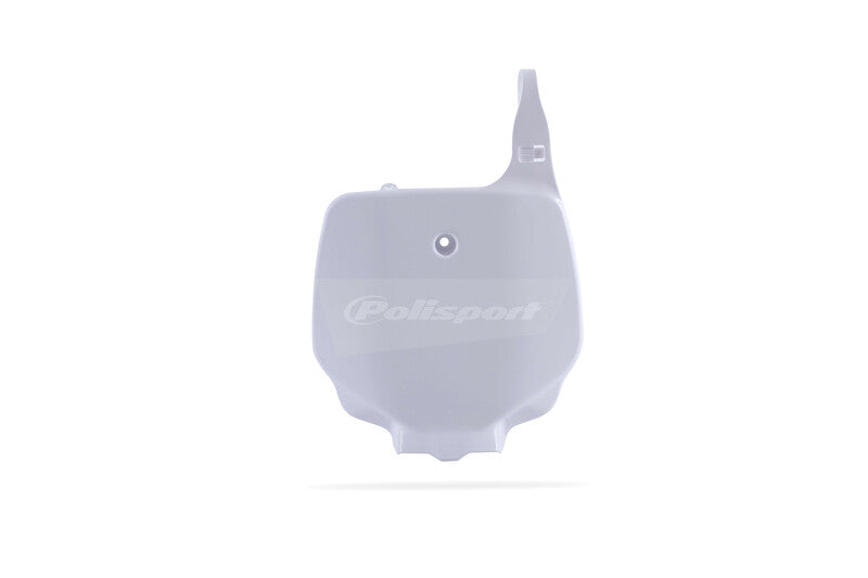 POLISPORT Front number plate white Kawasaki KX85/KX100 & Suzuki RM100