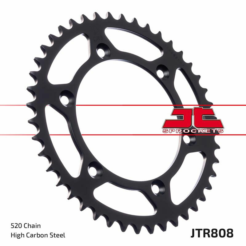 Rear sprocket JT SPROCKETS Steel Self cleaning - 520