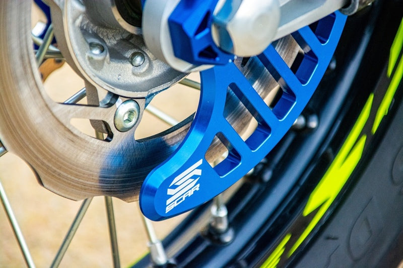 SCAR Disc Protector Rear Blue