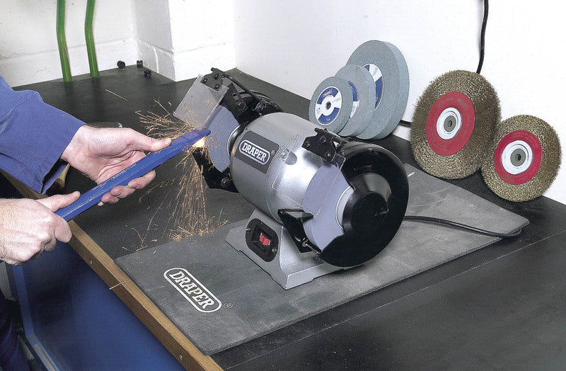 DRAPER 230V Heavy Duty Bench Grinder 150mm 370W