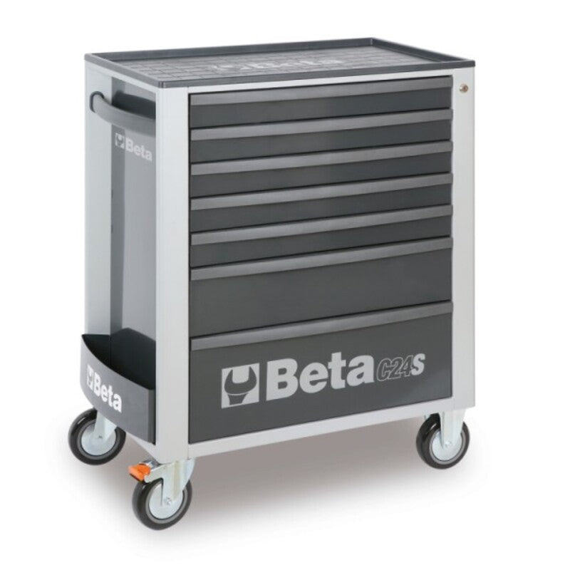 BETA C24S/7 Mobile Roller Cab 7 Drawers Gray