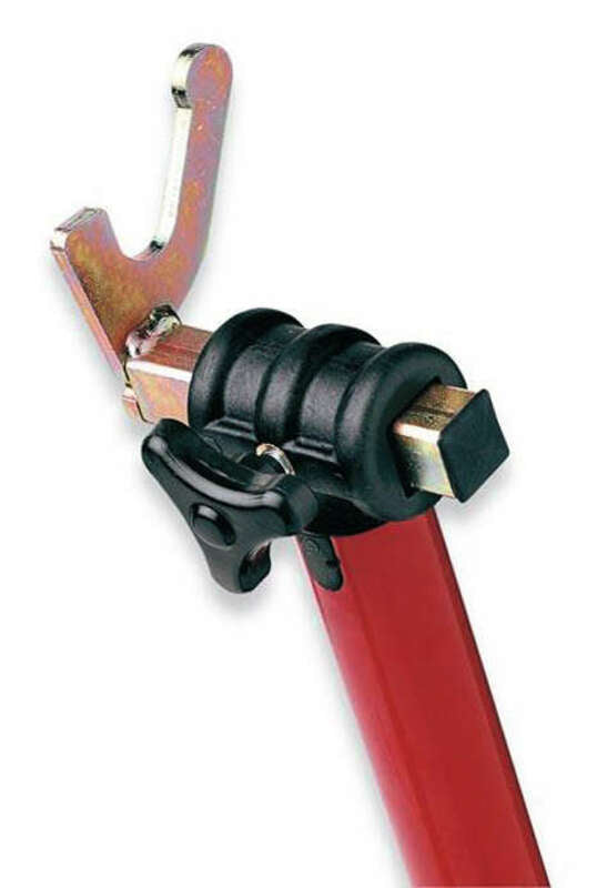 REAR PADDOCK STAND RED WITH "V" SUPPORTS