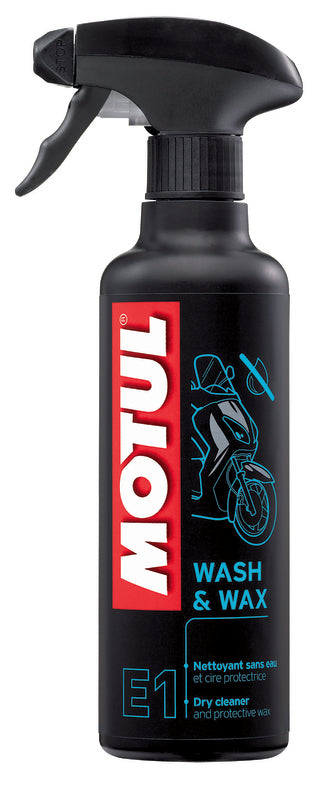 MOTUL E1 Wash & Wax Dry Cleaner - 400ml Spray x12