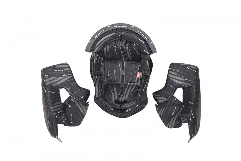 UFO Aries Helmet Inner Pad & Cheekpads Black Size XL