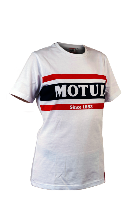 MOTUL Striped T-Shirt for men - Men White