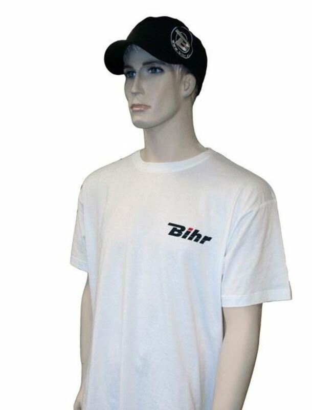 BIHR T-shirt wit 150g katoen - maat XL