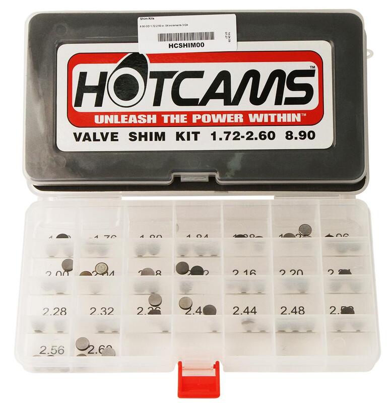 HOT CAMS Valve adjustment plate Ø8.90x1.72 to 2.6mm - set of 3
