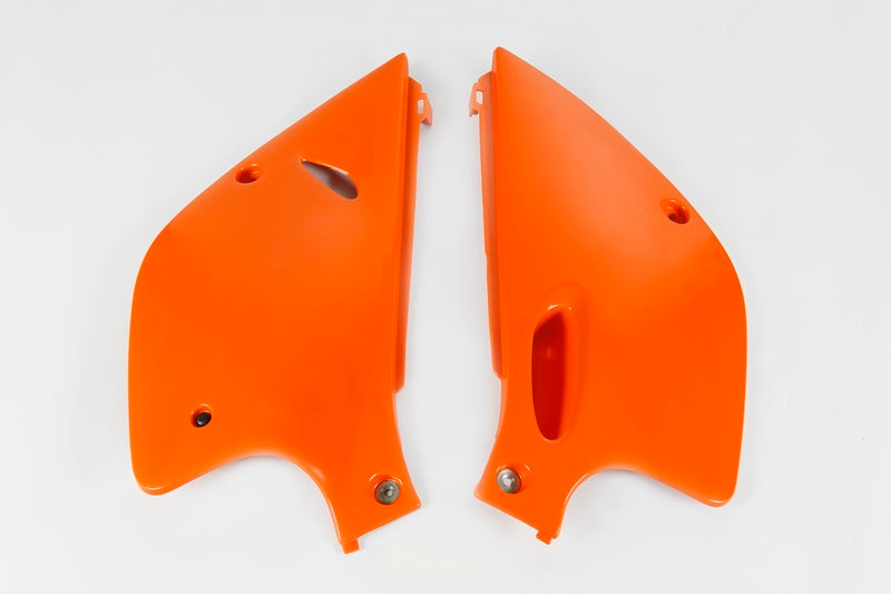 UFO Side number plates orange KTM