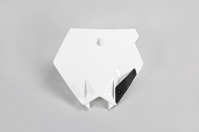 UFO Front number plate white KTM SX85